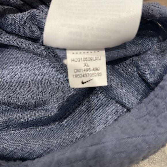 Nike Women's Dri-FIT Fleece Quarter Zip Running Pullover Periwinkle Size XL - Picture 12 of 12